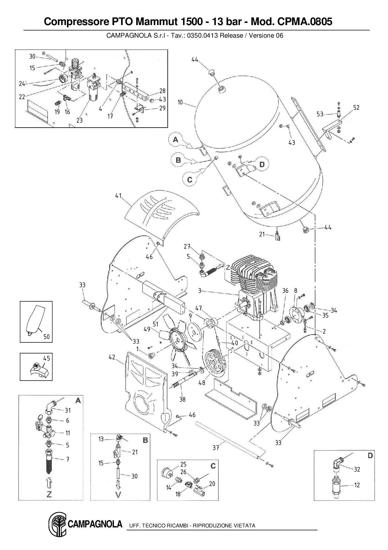 CPMA.0805_Compressore PTO Mammut 1500 – 13 bar